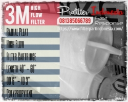 3M high flow cartridge filter part indonesia  large