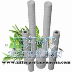 PFI SWC5 30CA String Wound Cotton Core SS304 Filter Cartridge 5 micron filterpart indonesia  large