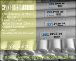 Spun PP Filter Cartridge Indonesia  large