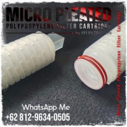 micro pleated polypropylene filter cartridge bayonet  large